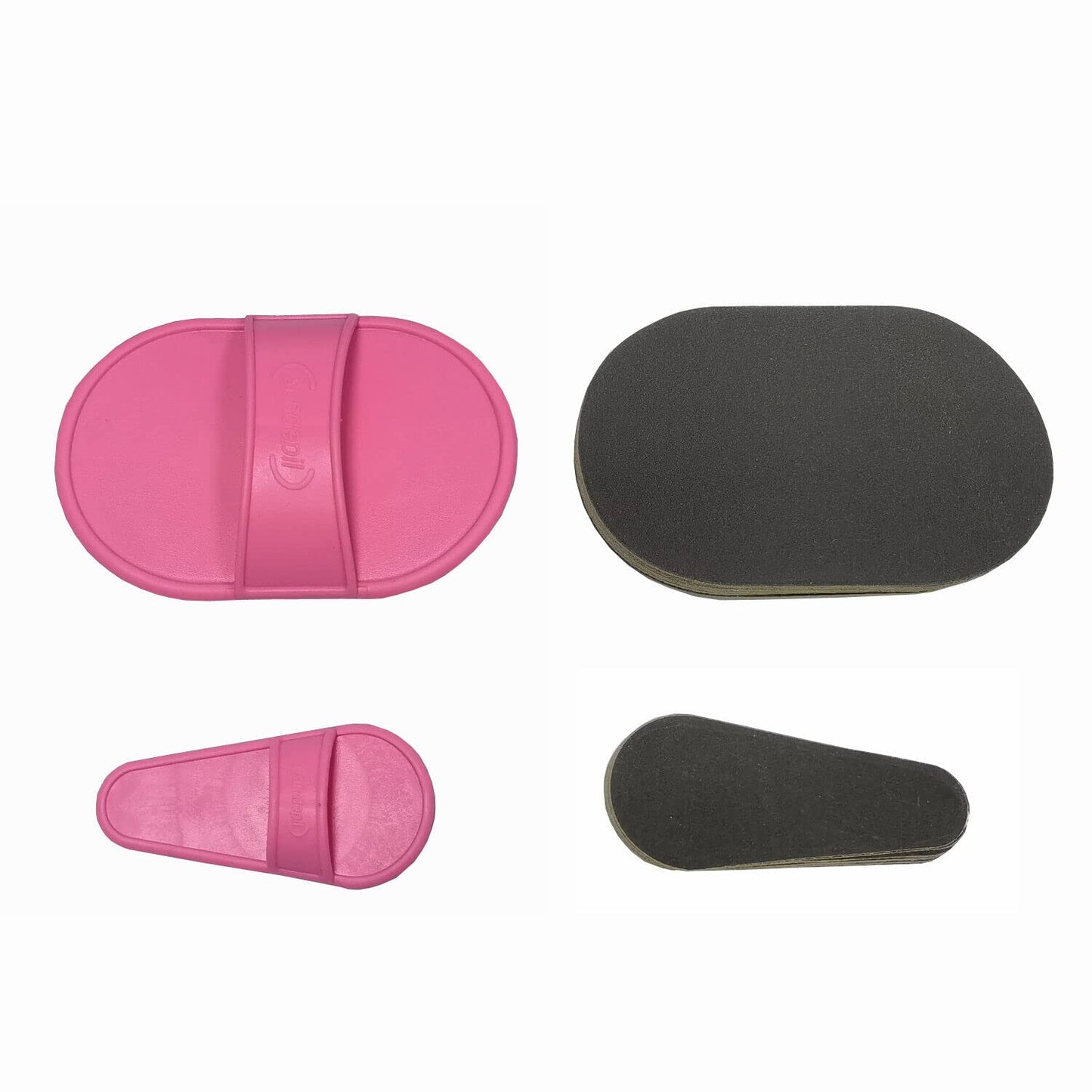 Gadgetking 40x Exfoliating Hair Removal Pad Set Smooth Away Legs Skin Pads Arm Face Remover Device Eraser Tool Magic Exfoliation Body Silky Exfoliator