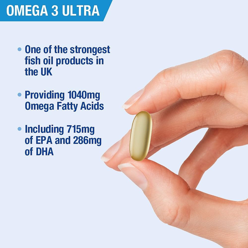 Lamberts Omega 3 Ultra Pure Fish Oil 1300mg 60 Capsules