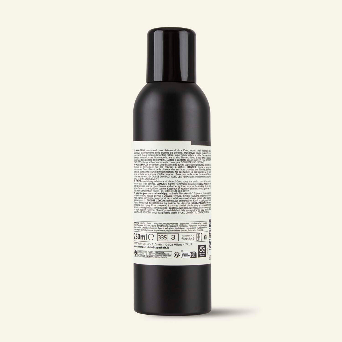 togethair meeting nature Togethair Eco Fix Design Strong Gas Free Lacquer 250 ml