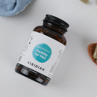 Viridian Fertility for Men (High Potency) | 120 Caps | Supports Reproductive Health with Zinc & Vital Nutrients | Vegan Capsules | Pre-Conception Support | Active Ingredients | Nutritionist Formulated