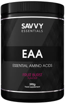 Savvy Nutrition Savvy Essentials EAA's 390g - Fruit Burst | Increase Muscle Protein Synthesis | Muscle Recovery | Intra & Post Workout |