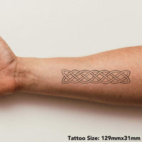 Azeeda 'Celtic Knotwork' Temporary Tattoo - Water Resistant, Skin-Safe, Non-Toxic Transfer (TO00016484)