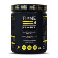 Time 4 Collagen + 45 Servings – Pure Hydrolysed Collagen Powder for Women & Men, MSM, Silica from Bamboo & Vitamin C – Collagen Protein Powder for Joint Care, Bones, Hair, Nails, Skin & Wrinkles