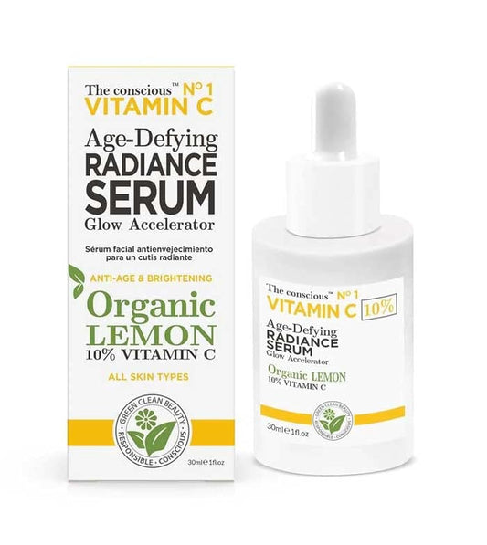 The Conscious Vitamin C Age-Defying Radiance serum Organic Lemon 30 ml