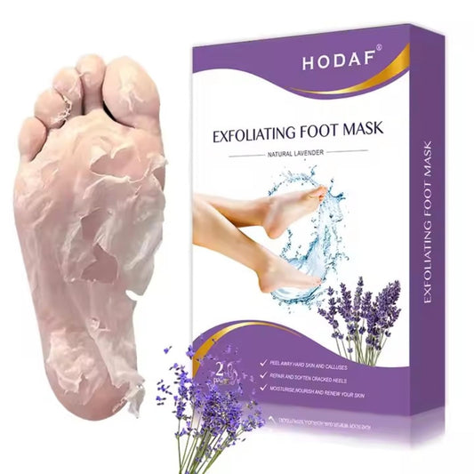 Generic 2 Pairs Foot Peel Mask for Hard Skin,Lavender Exfoliating Mask for Callus Remover Dead Dry Skin,Cracked Heel Treatment Socks, Plant Formula Moisturising Socks, Soft Foot Care