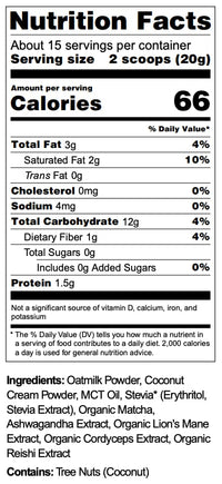 Matcha Fuel SuperLatte - Mushroom, Superfood & Adaptogenic Latte Powder | Energy, Focus & Immunity | Lion's Mane, Reishi, Cordyceps, KSM-66 Ashwagandha | Gluten Free | Vegan | 15 Servings (300g)