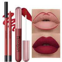 Beauty Searcher 12Pcs Lip Liner and Lipstick Set, 6 Velvety Matte Liquid Lipsticks + 6 Matching Smooth Lip Liner One Step Lips Makeup Kits, Waterproof Long Lasting Lip Gloss Makeup Gift Set