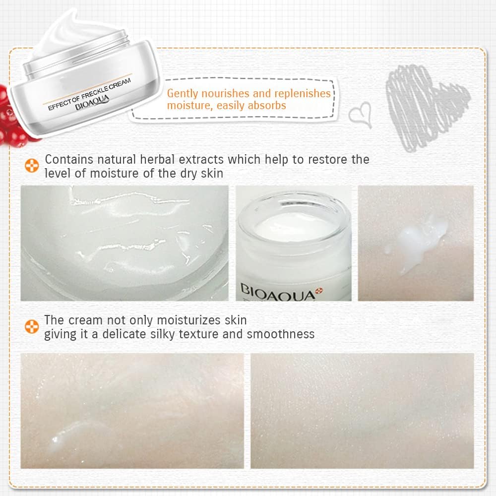 Bioaqua BIOAQUA Effect Whitening Cream Delicate Smooth Silky Texture Elastic Skin Care Nourishing Moisturizing 30g