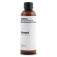 Aroma Labs ORGANIC - LINSEED Oil - 100mL - 100% Pure, Natural, Cold Pressed and Cosmos Certified - AROMA LABS (French Brand)
