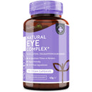 Lutein Natural Eye Supplement – 90 Vegan Capsules - Zeaxanthin, Meso Zeaxanthin, Bilberry Extract, Vitamins A, B12 & Zinc – for Maintenance of Normal Vision – Made in The UK by Nutravita