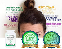 VitaGlow Collagen - Anti-Ageing Tablets with Biotin for Beautiful & Youthful, Glowing Skin, Hair, Nails, Strong Bones & Connective Tissues with Vitamin C & B3 (Contains Marine Collagen)