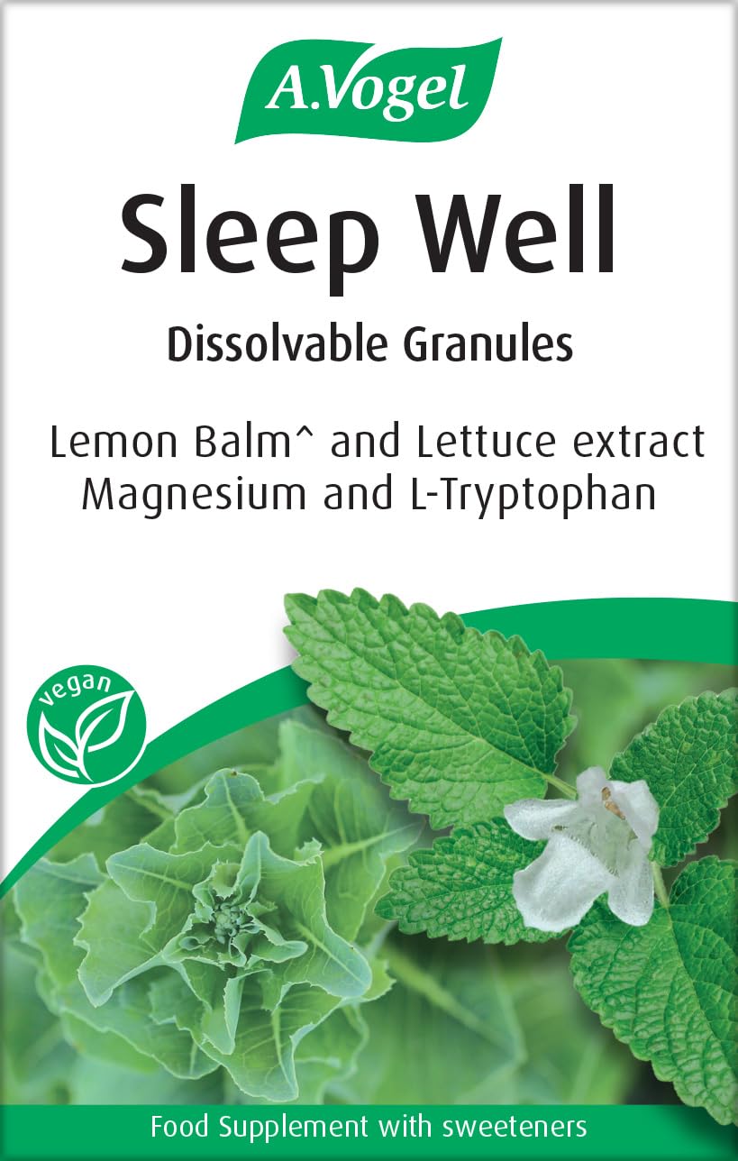 A.Vogel Sleep Well Dissolvable Granules | Sleep Supplement | Pour Directly into Mouth | Natural Orange Flavour | Extracts of Lemon Balm & Lettuce & Magnesium | 14 Day Pack