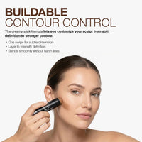 Palladio Contouring Makeup Stick BUILD + BLEND Contour Stick, Face Makeup for Perfect Sculpting Look, 0.23 Ounce (Amber Rose)