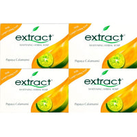 extract 4 Pack Extract Papaya Calamansi skin Whitening Soap 135g by Extract Papaya Calamansi