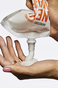 Hairstory New Wash Original Hair Cleanser, 8oz - Natural & Cruelty-Free Hair Care Routine - Removes Oil, Protects Color, Reduces Frizz - Sulfate & Paraben-Free Shampoo & Conditioner Alternative