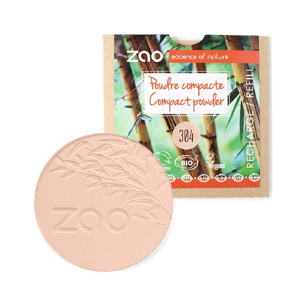 ZAO essence of nature Zao - Refill - Compact Powder - No. 303 / Apricot Beige - 9 g