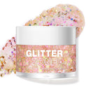 LANGMANNI Holographic Body Glitter Gel for Body, Face, Hair and Lip.Color Changing Glitter Gel Under Light. Vegan & Cruelty Free-1.35 oz (6# Dreamy Galaxy)