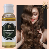 ProTech Rosemary Essential Oil 60 ML, 100% Pure & Natural, Stimulates Hair Growth for Men and Women, Moisturizes Skin, Scalp Nourishes, Treat Dry & Damaged Hair, Target Hair Loss, Paraben Free