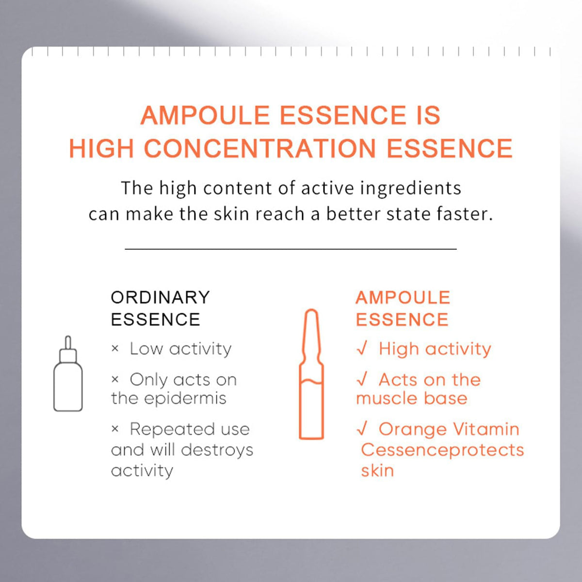 INSKIN Vitamin C Serum for Face Concentrated Ampoules, Vit C Serum Anti Ageing & Anti Wrinkle Serum, Brightening Serum for Dull,Tired Skin, Powerful Antioxidant Protection face serum, 7x2ml Ampoule Serum
