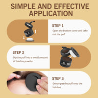 gowwim Gowwim Root Touch up Powder, Instantly Gray Hair Cover up Hairline Powder for Women & Men Waterproof and Sweatproof Root Cover Up Long-Lasting for Thinning & Loss Hair