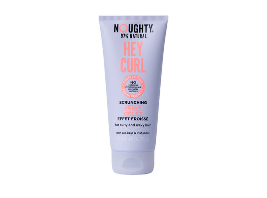 Noughty 97% Natural, Hey Curl Scrunching Jelly, Sulphate Free Vegan Haircare, Hydrating Frizz Control Formula, With Sea Kelp and Irish Moss, 200ml
