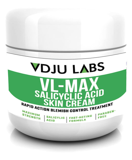 365DiscoveriesGroup VDJU MAX Salicylic Acid Skin Cream Safe on Spots Blackheads Blemishes Pimples