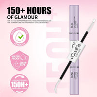 UCOOLME uCoolMe Flora Lash Clusters Kit 8-18mm Hybrid Volume Wispy Eyelash Clusters Kit D Curl - WideSpan 0.05mm Ultra-Thin Black Band