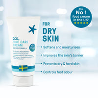 CCS Foot Care Cream for Cracked Heels & Dry Skin with 10% Urea 75ml
