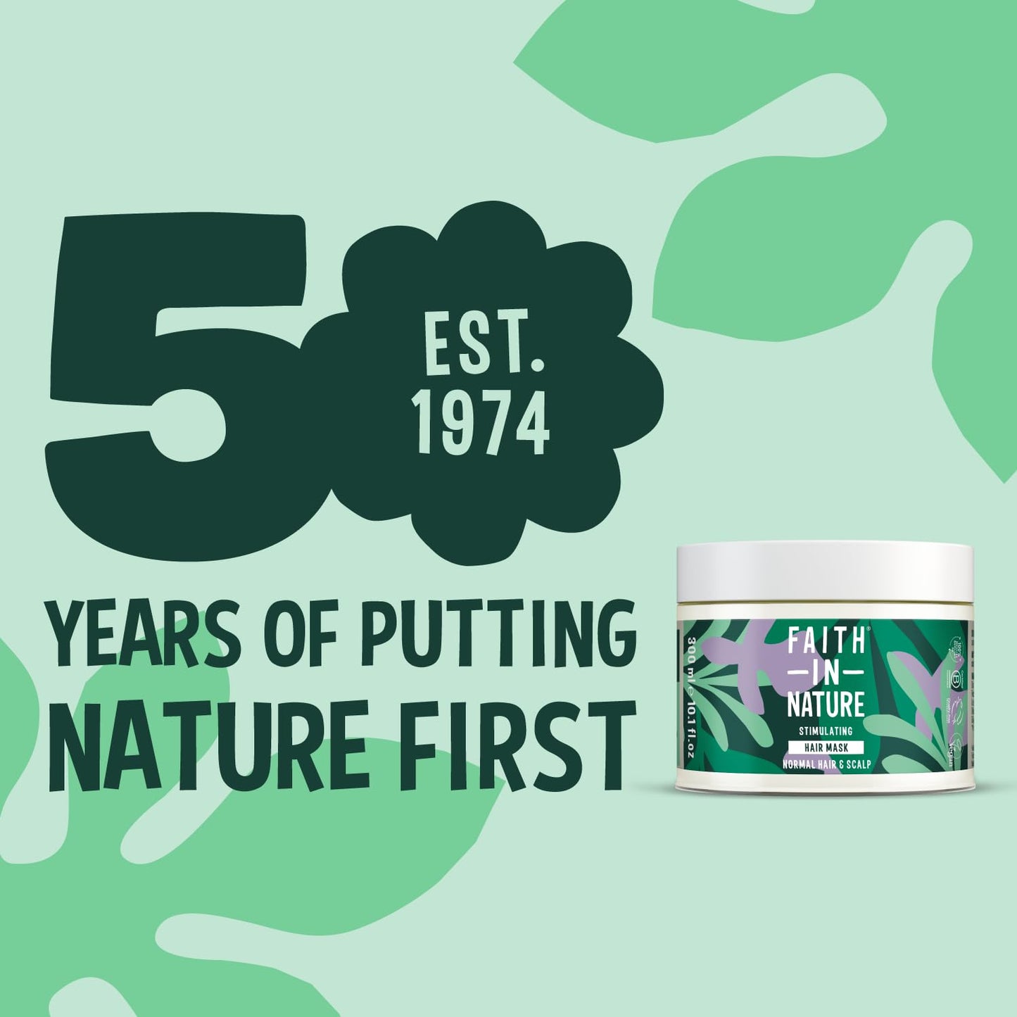 FAITH IN NATURE Faith In Nature Rosemary Hair Mask, Stimulating Deep Treatment for Normal Hair & Scalp, Vegan & Cruelty Free, No SLS, Silicones or Parabens, 300ml