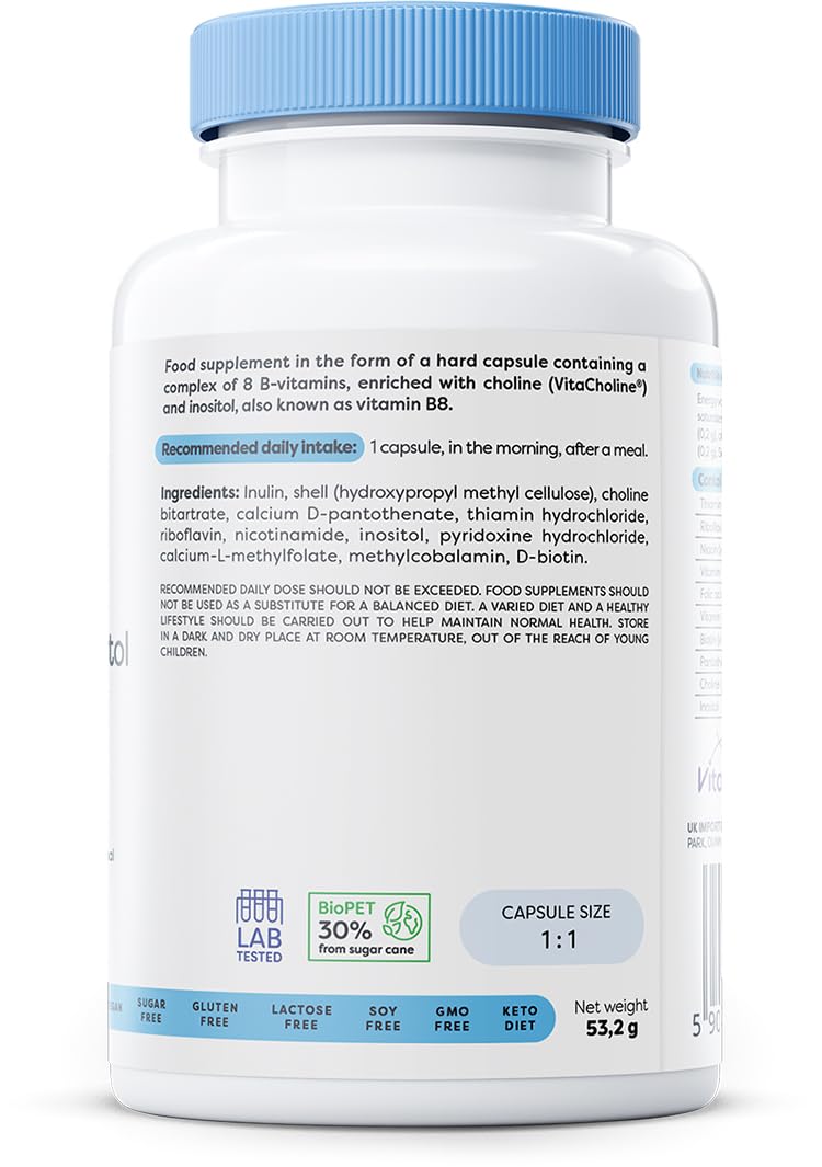 OSAVI Osavi B-Complex with Choline & Inositol - 120 Vegan caps