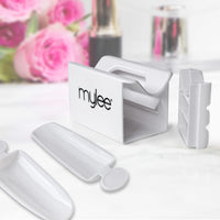 Mylee Glitter Catcher - Two-Tray Design, Apply Glitter, Dip & Acrylic Powder, Nail Dipping Powder Recycling Tool, Glitter and Dip Powders, Nail Dip Powder Tray, Vegan & Cruelty Free