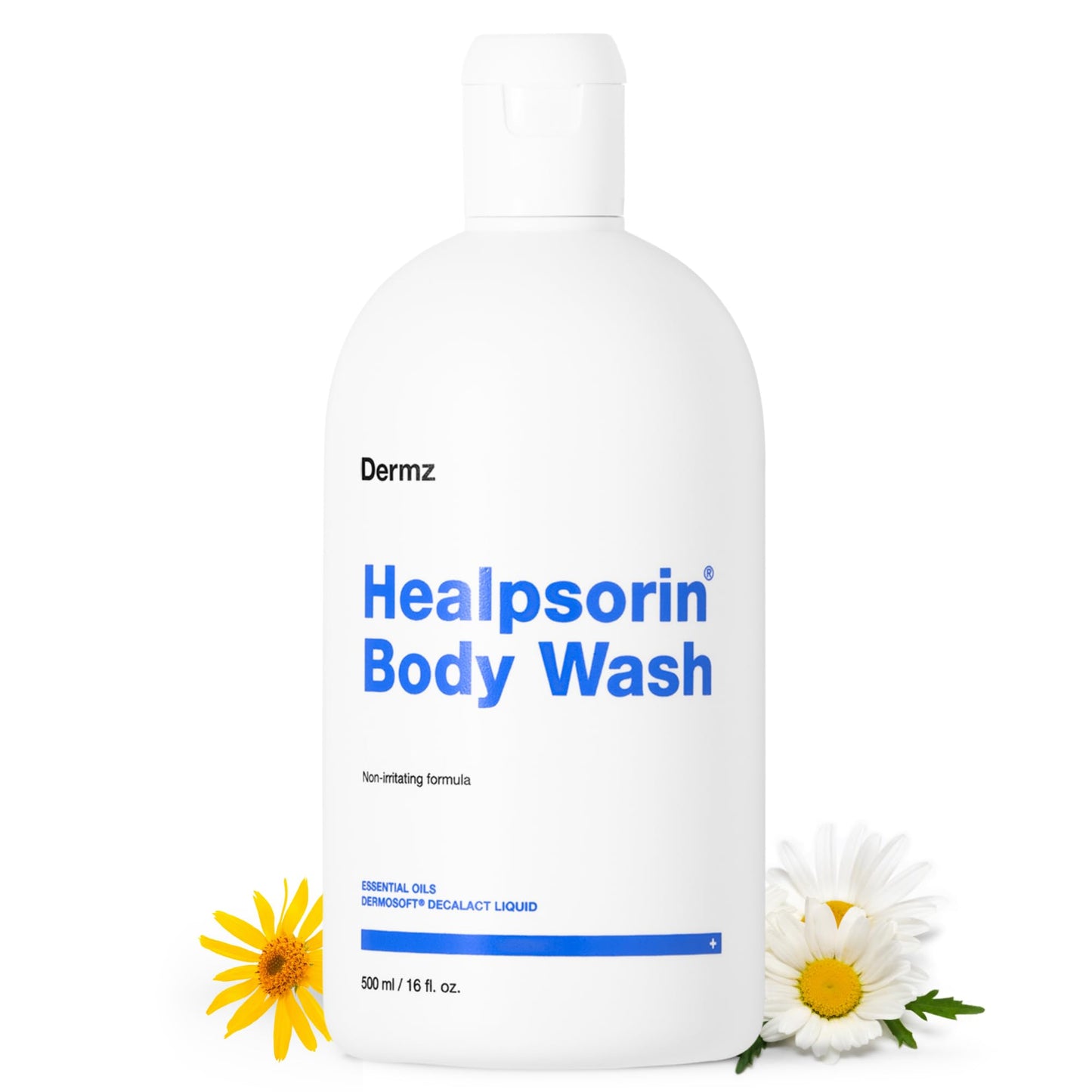 Dermz Healpsorin Antifungal Body Wash: Psoriasis, Eczema, Dermatitis and Sensitive Shower Gel - Eczema Treatment - 500ml