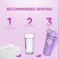 ALLDEYNN Collarose Fish Collagen Powder - Fish Collagen Hydrolysate with Hyaluronic Acid, Biotin - Anti Aging Skin Treatment - Hair Supplements - 300g - Orange