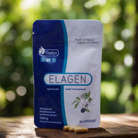 Eladon Elagen Siberian Ginseng Eleutherococcus Capsules – High Strength Standardised Extract 450 mg | 60 Vegetarian Caps | UK Made | Traditional Adaptogen for Energy & Wellbeing