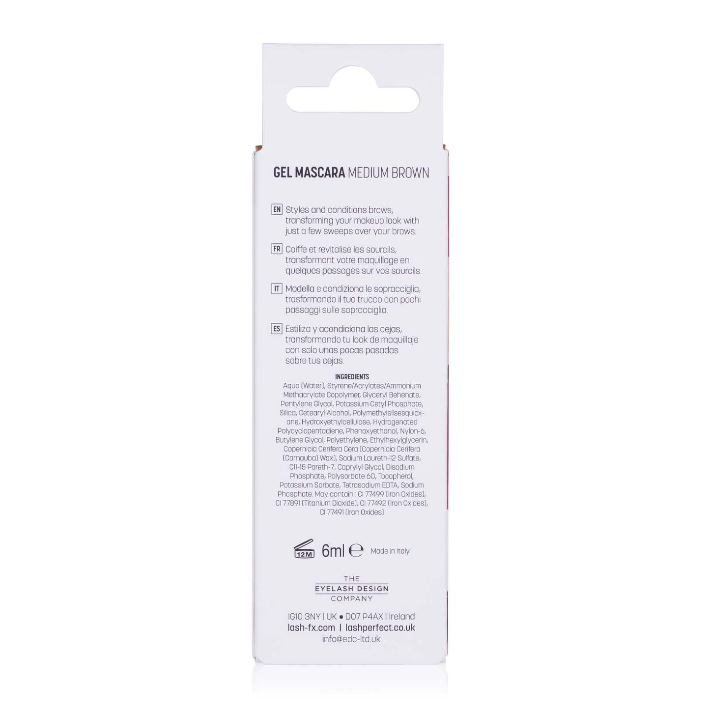 Eyebrow Gel Mascara Medium Brow - 6ml - Brow FX