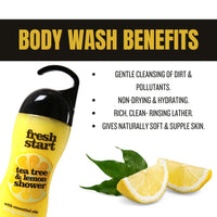 XHC FRESH START SHOWER GEL - TEA TREE & LEMON CO:CN