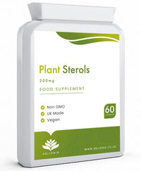 Plant Sterols 400mg per Serving - 60 Capsules - Containing Plant Sterols, Beta-Sitosterols, Stigmasterol, Compesterol, Brassicasterol | Helps Maintain Cholesterol Levels - Made in The UK by Hellenia