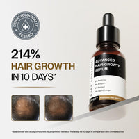Bare Anatomy Advanced Hair Growth Serum | 3% Redensyl + 4% Anagain + 3% Baicapil + 1% Capilia Longa, Rosemary, Biotin & Rice Extract | Hair growth & Hair fall control serum for Women & Men | Pack of 3
