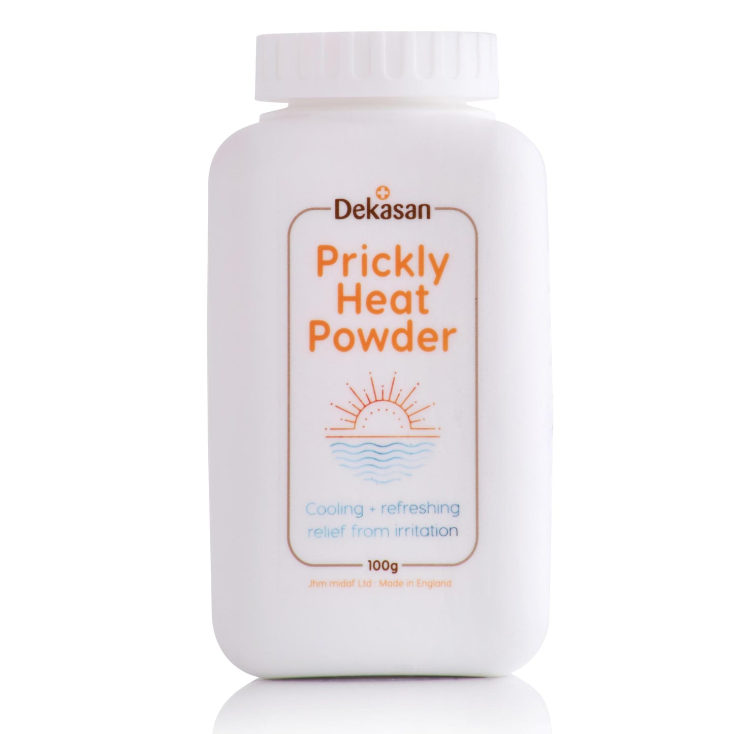 Dekasan Prickly Heat Body Powder for Relief from Prickly Heat, Milaria, Heat Rash | Proudly Made in The UK | Travel Size