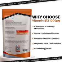 NutriVolv Vitamin B12 1000mcg - Pure Methylcobalamin - High Strength Vegan Supplement - Supports Immunity, Reduces Tiredness, Improves Energy - 120 Vegan Tablets - 4 Month Supply