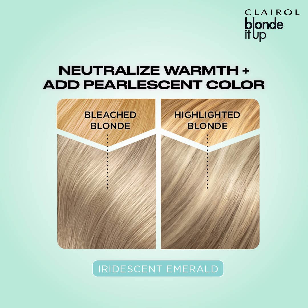 Clairol Blonde It Up Crystal Glow Toner Kit - Iridescent Emerald