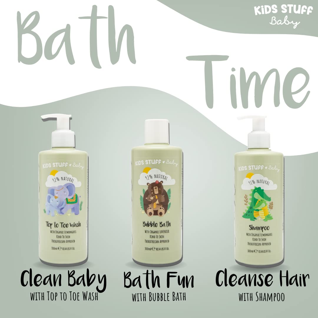 Kids Stuff Baby | Baby Oil 100ml | 100% Natural | Organic Lavender Oil | Suitable for Newborn Skin | Dermatologically & Paediatrician Approved | Kind to Sensitive Skin | Vegan | Cruelty-Free