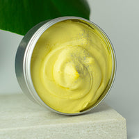 Soul and Soap Tropical Glow Whipped Body Butter, 150ml - Skin Moisturising and Nourishing with Shea and Cocoa butter, Plastic Free, Vegan, Cream