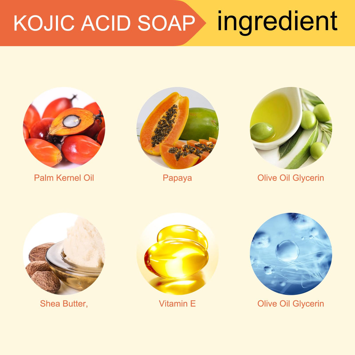 Peak Health Whitening Kojic Acid Soap Facial Bleaching Dark Spot Acne Scars Skin Brighter Lightening Detox Pigmentation Removal Reduce (Pack of 1)