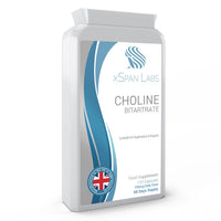 Xspan Labs xSpan Labs Choline Bitartrate 730mg Daily Dosage, 120 Vegan Choline