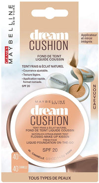 Maybelline New York Foundation dream cushion 40 Fawn, Pack of 3