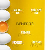 Dabur Vatika Naturals Egg Protein Deep conditioning Hair Mask - 500 g | Goodness of Natural Egg | Conditions, Repairs, Strengthens