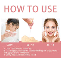 Vitamin E Capsules for Face - Face Serum - Vitamin E Capsules for Skin - Hyaluronic Acid Serum Capsules - Firming Anti-Aging Hydrating Serum - Face Serum for Women - Skin Care Capsules 30PCS