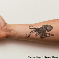 Azeeda Large 'Octopus' Temporary Tattoo (TO00021125)