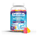 Vitaldin VITALDIN Probiotic Gummies – 500 Million CFU Bacillus Coagulans per Serving – 60 Chewable Gummies (1-Month Supply); Assorted Fruit Flavours – Digestive Support – Gluten Free – for Children & Adults